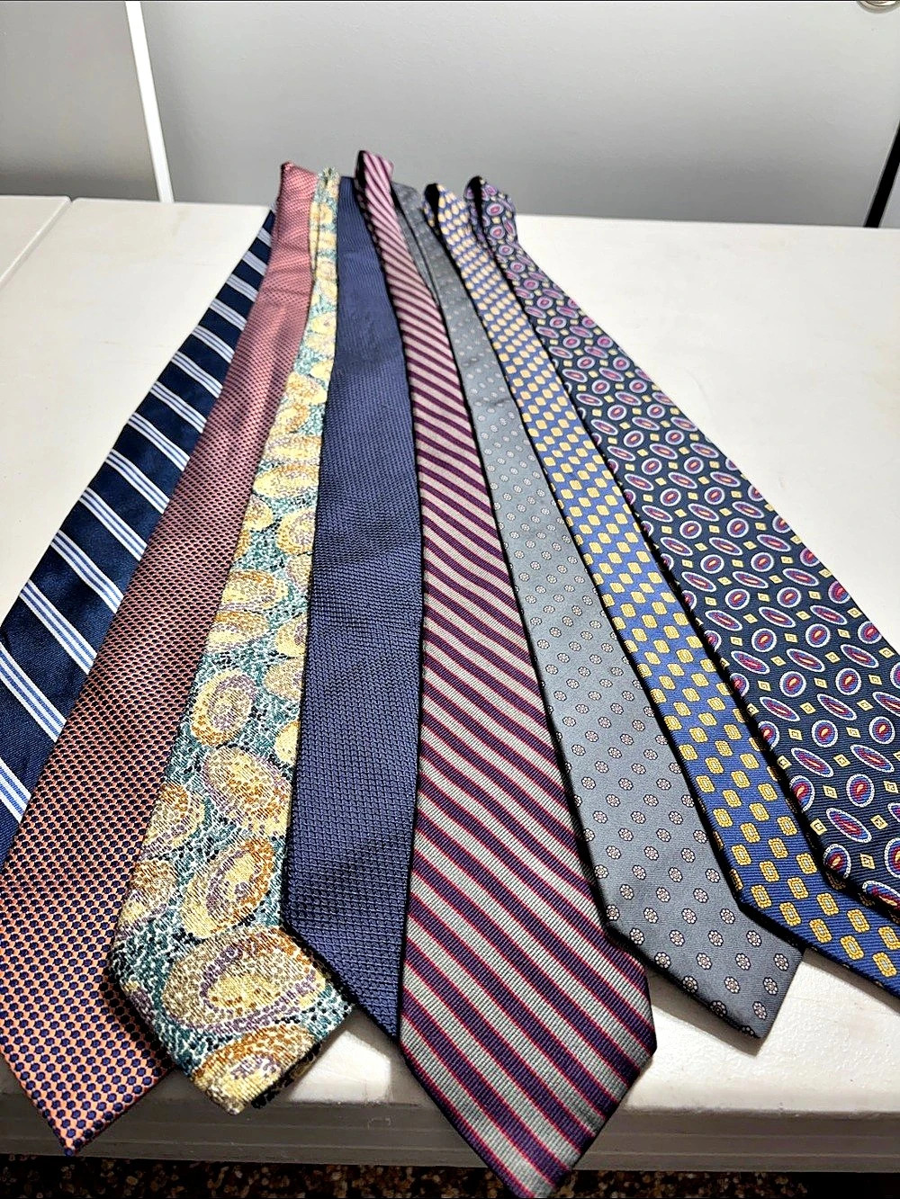 8 Ties from Brooks Brothers and Lands End